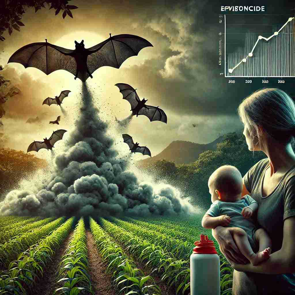 bat decline pesticide surge infant deaths