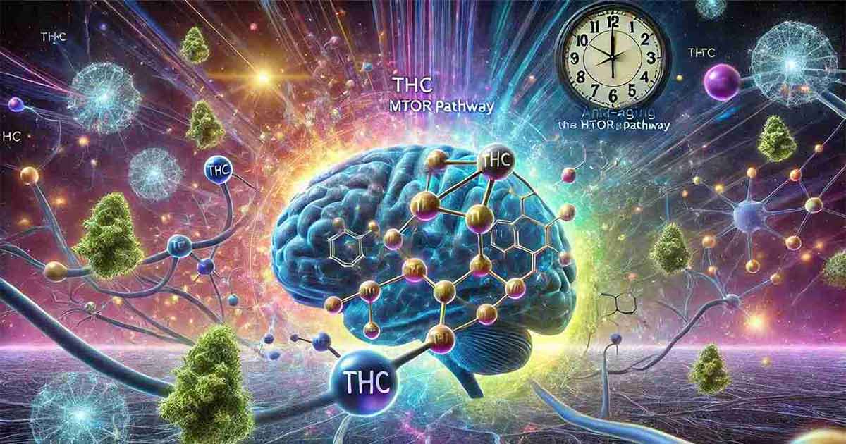 thc mtor pathway anti aging cognitive benefits